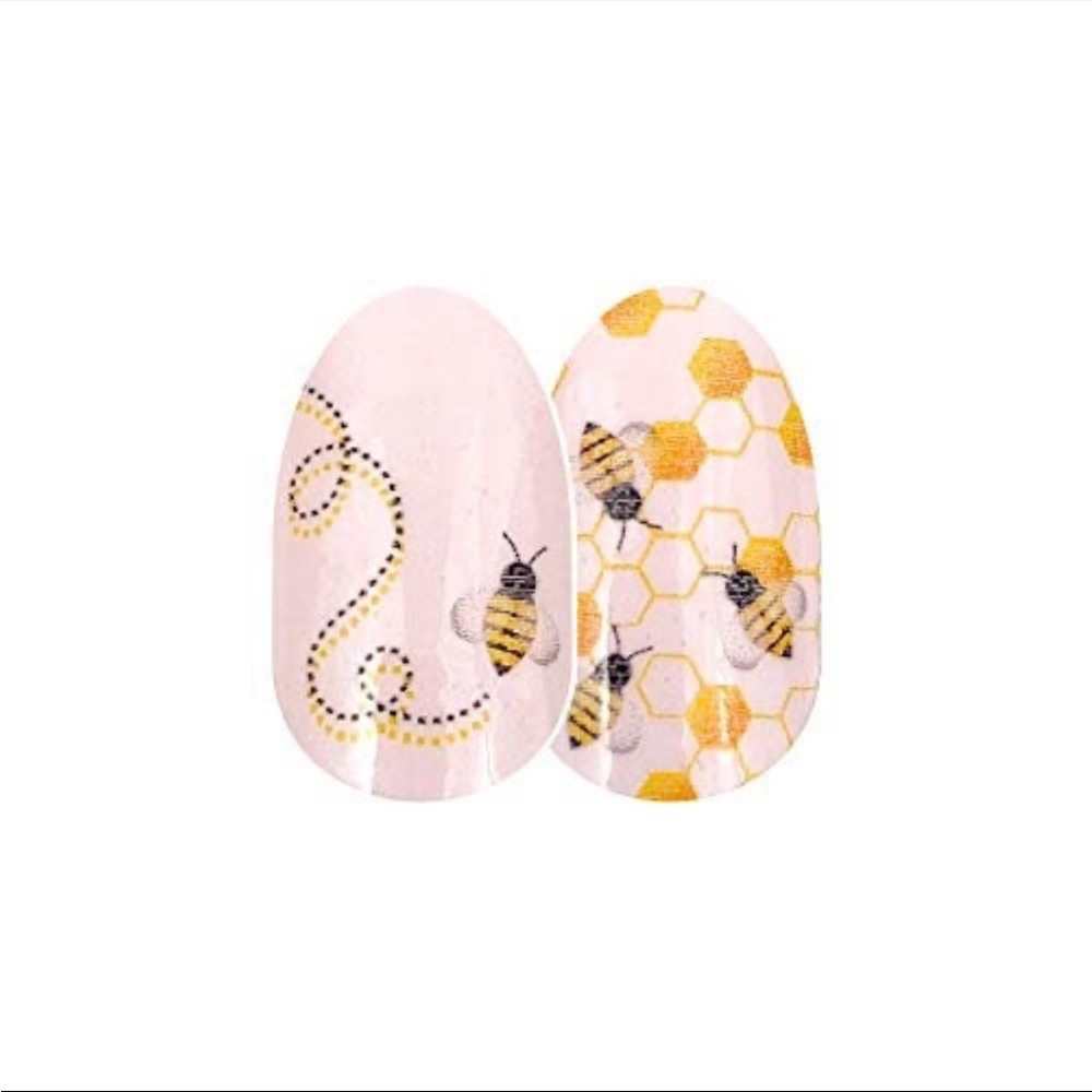 *Exclusive* Color Street: Bee You | Pastel Pink Spring Summer Honeycomb Whimsy - Picture 12 of 13